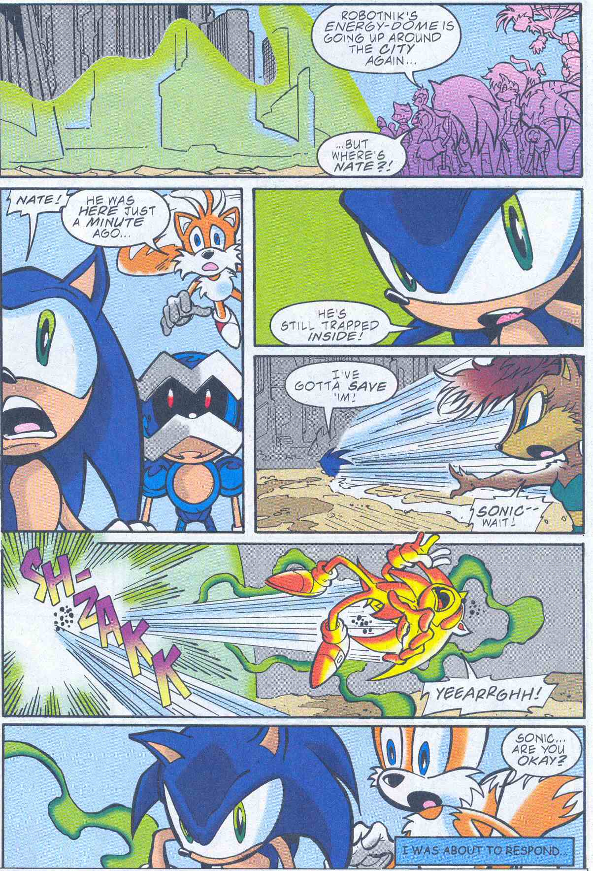 Sonic - Archie Adventure Series November 2001 Page 01